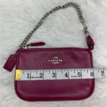 COACH Mini Purse Wristlet 15 in Leather F64791 - Image 13