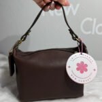 Vintage COACH Classic Pouch Mahogany 9261 Dominican Republic - Image 10