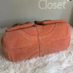 y2k COACH Vintage Soho Buckle Tan Suede Satchel Handbag - Image 3