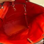 y2k Coach Vintage Red Patent Leather Perfume Print Tote - Image 7