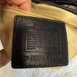 y2k COACH 2007 Black Brown Jacquard Hobo Signature Shoulder Bag - Image 9