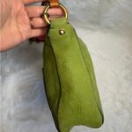 RARE y2k COACH 8A54 Chelsea Hobo Turnlock Nubuc Green Shoulder Bag - Image 9