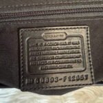 y2k COACH Black Brown Khaki Signature Legacy Flip Turnlock - Image 9