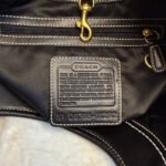 y2k COACH Black Signature 2007 Legacy Ergo Hobo Shoulder Bag - Image 8