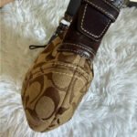 y2k COACH 2006 Brown Signature Hobo Shoulder Bag - Image 6