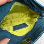 y2k COACH Vintage 9390 Suede Turnlock Mini Purse Shoulder Bag - Image 8