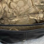 y2k COACH Vintage Black Soho Flap Shoulder Bag Purse - Image 10