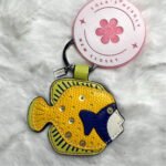 Vintage COACH y2k Fish Key Fob 1674 Bag Charm