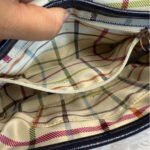 y2k COACH Denim Patent Leather Bleeker Crossbody - Image 12