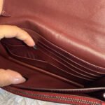 COACH Foldover Chain Clutch with Floral Applique Crossbody - Image 15