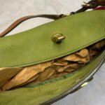 RARE y2k COACH 8A54 Chelsea Hobo Turnlock Nubuc Green Shoulder Bag - Image 3