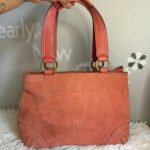 y2k COACH Vintage Soho Buckle Tan Suede Satchel Handbag - Image 2