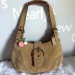 y2k COACH Vintage Tan Soho Double Strap Shoulder Bag Purse