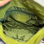 RARE y2k COACH 8A54 Chelsea Hobo Turnlock Nubuc Green Shoulder Bag - Image 11
