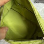 y2k Coach 2006 Vintage F06044 Lime Green Jacquard Shoulder Bag - Image 9
