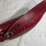 Y2k COACH F10908 Red Solo Hobo Shoulder Bag - Image 7