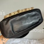 y2k COACH Black Brown Khaki Signature Legacy Flip Turnlock - Image 5