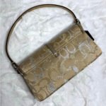 y2k COACH Vintage Demi Metallic Gold Silver Mini Purse - Image 2