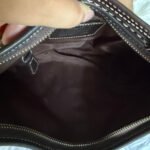 y2k COACH 2006 Brown Signature Hobo Shoulder Bag - Image 8