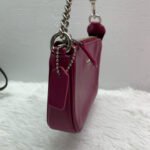 COACH Mini Purse Wristlet 15 in Leather F64791 - Image 4