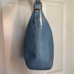 Vintage Y2k COACH Hampton Clip Blue Hobo Shoulder Bag - Image 4