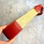 y2k COACH Vintage 8159 Straw Shoulder Bag - Image 4