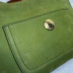 RARE y2k COACH 8A54 Chelsea Hobo Turnlock Nubuc Green Shoulder Bag - Image 6