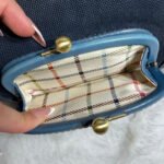 y2k COACH Vintage Kisslock Stripe Top Handle Mini Purse - Image 9