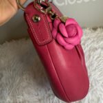 Y2K COACH Pink F13729 Flap Hobo Shoulder Bag - Image 3