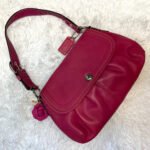 Y2K COACH Pink F13729 Flap Hobo Shoulder Bag - Image 13