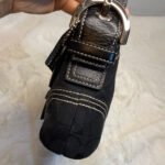 y2k COACH Vintage Black Soho Demi Flap 6280 Shoulder Bag - Image 4