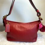 y2k COACH Legacy Red Crossbody Shoulder Bag