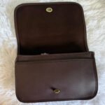 Vintage COACH Mahogany Convertible Clutch 9635 Costa Rica Crossbody Shoulder Bag - Image 4