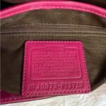 Y2K COACH Pink F13729 Flap Hobo Shoulder Bag - Image 11