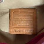 NWT COACH Rugby Stripe Pink Leather Duffle Crossbody Shoulder Bag F13357 - Image 8