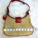 y2k COACH Vintage 8159 Straw Shoulder Bag - Image 10